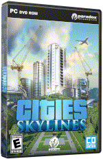 A physical copy of the video game Cities Skylines. 